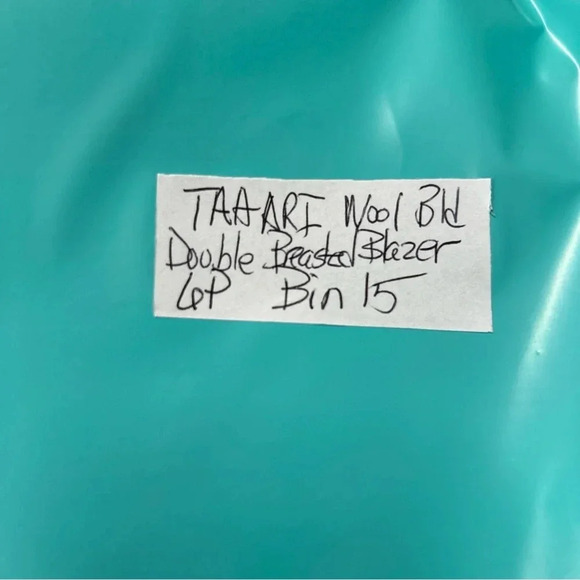 Tahari Women’s 6P Green Wool Blend Blazer Lined Pockets Career Old Money Regal - Picture 14 of 14